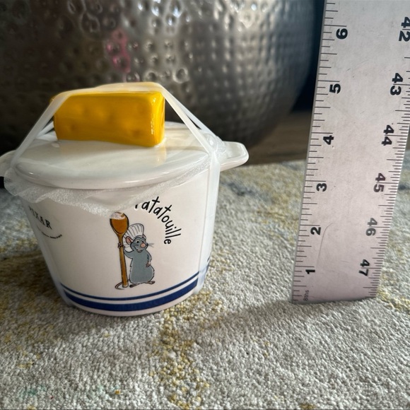 Rae Dunn Ratatouille Ceramic Baking Dish Lid Disney Pixar Remy Bon Appetit - NEW - Picture 5 of 6